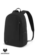 Black Waterproof Daily Backpack