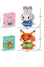 Bricks Judy Hopps & Nick Collectible Figure Set