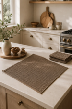 Brown Microfiber Kitchen Cleaning Cloths 40x40 cm Stain Resistant Odor Free 3-Pack - Image 5