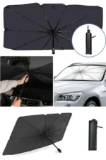 Car Windshield Sun Shade Umbrella - Foldable UV Protection Auto Front Window Sunshade Cover