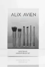 Compact Travel Makeup Brush Set with Pouch - 10 Professional Applicators - Image 2