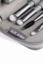 Compact Travel Makeup Brush Set with Pouch - 10 Professional Applicators - Image 5