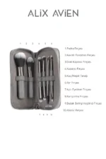 Compact Travel Makeup Brush Set with Pouch - 10 Professional Applicators - Image 7