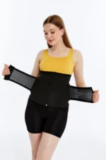 Cristal Thermal Sauna Effect Tank Top - Waist and Belly Slimming Sweat Belt Corset Black - Image 8
