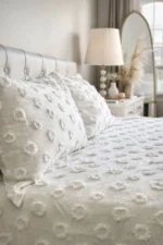 Double Bedspread Set 250x260 cm – Premium Quilt Comforter Set with 2 Pillow Shams