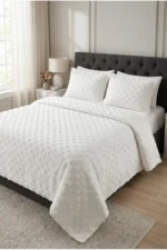 Double Bedspread Set 250x260 cm – Premium Quilt Comforter Set with 2 Pillow Shams - Image 2