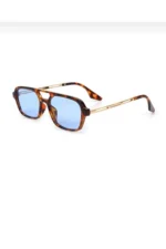 Ice Cube Unisex Blue Mirrored Sunglasses - Image 4
