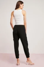 Lillesol Women's Basic White Ribbed Thick Strap Tank Top Blouse - Image 6