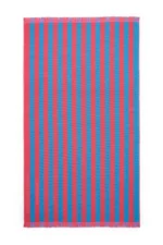 Maris Azure Large Beach Towel with Carrying Bag - 100x180 cm Sustainable Uncolored Eco-Friendly Swim Towel - Image 5