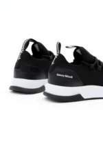 Men Women Black and White Breathable Lightweight Mesh Running Sneakers - Image 5