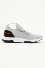 Men Women Smoked Gray Breathable Lightweight Mesh Running Sneakers