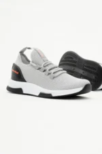 Men Women Smoked Gray Breathable Lightweight Mesh Running Sneakers - Image 4