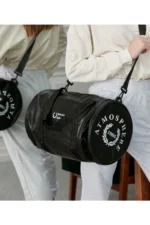 Men's Black Medium Shoulder Bag for Sports, Fitness, and Travel - Image 5