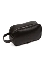 Men's Black Vegan Leather Elegant Clutch Wristlet Handbag - Image 4
