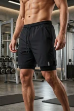 Men's Quick-Dry 2-in-1 Running and Fitness Sports Shorts - Image 2