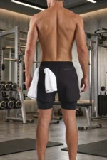 Men's Quick-Dry 2-in-1 Running and Fitness Sports Shorts - Image 4