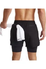 Men's Quick-Dry 2-in-1 Running and Fitness Sports Shorts - Image 7