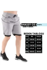 Men's Quick-Dry 2-in-1 Running and Fitness Sports Shorts - Image 8