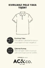 Men's Slim Fit Cotton Polo Neck T-shirt - White Non-Shrinking Fabric - Image 4