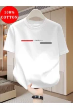 Men's Whatever Graphic Print Basic Regular Fit White T-shirt