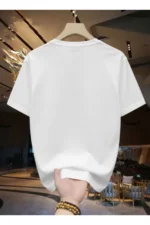 Men's Whatever Graphic Print Basic Regular Fit White T-shirt - Image 2