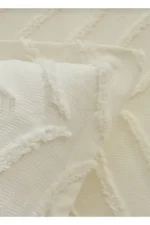 Merve 3-Piece Double Bedspread Set Cream - Image 5