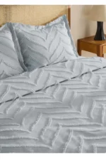 Merve 3-Piece Double Bedspread Set Grey - Image 5