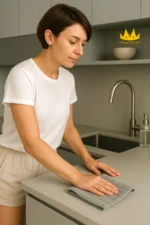 Microfiber Kitchen Cleaning Cloths - 3-Pack 40x40 cm Stain Resistant Odor Free - Image 7