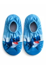 Non-Slip Boys Baby and Kids Swim Shoes Blue Pool Water Booties - Image 5