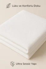 Premium Bamboo Waterproof Fitted Mattress Protector - Ultra Silent Breathable Mattress Topper (White) - Image 5