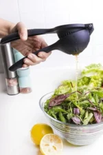 Professional Heavy Duty Cast Iron Citrus Squeezer - Manual Lemon Fruit Juicer Press