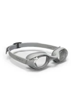 Ready Grey Swimming Goggles - Standard Size Clear Lenses Pool and Open Water Goggles