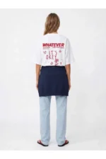 Whatever Women's White Oversized Fit Cotton T-Shirt - Image 3