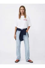 Whatever Women's White Oversized Fit Cotton T-Shirt - Image 4