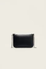Women Black Mini Beaded Bag Elegant Evening and Daily Mini Handbag