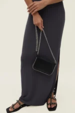 Women Black Mini Beaded Bag Elegant Evening and Daily Mini Handbag - Image 3