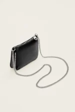 Women Black Mini Beaded Bag Elegant Evening and Daily Mini Handbag - Image 5