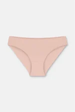 Women's 3-Pack Cotton Basic Mid-Rise Briefs Set - Nude/Brown/Pink - Image 2