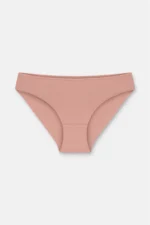 Women's 3-Pack Cotton Basic Mid-Rise Briefs Set - Nude/Brown/Pink - Image 3
