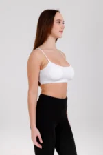 Women's 5-Pack Multicolor Strappy Padded Sports Bra Half Cami - Image 2
