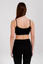 Women's 5-Pack Multicolor Strappy Padded Sports Bra Half Cami - Image 4