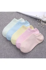 Women's 8-Pack Soft Colorful Sneaker Ankle Socks Set - Image 2
