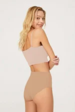 Women's Basic High Waisted Seamless Laser Cut Bikini Panties 6-Pack - Image 2