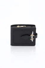 Women's Black Wallet and Card Holder - Stylish and Functional Design