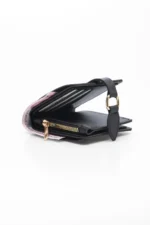 Women's Black Wallet and Card Holder - Stylish and Functional Design - Image 3