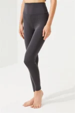 Women's High Waisted Shaping Leggings for Sports and Daily Wear - Anthracite - Image 2