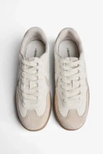 Women's Retro Design White Casual Sneakers - Image 6