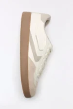 Women's Retro Design White Casual Sneakers - Image 7