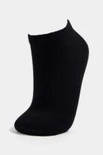 Women's Seamless No Show Socks 7-Pack Black - Image 2