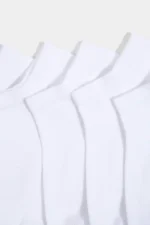 Women's Seamless No Show Socks 7-Pack White - Image 4